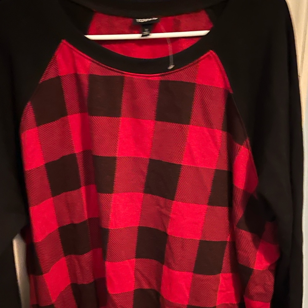 Plaid sweatshirt torrid